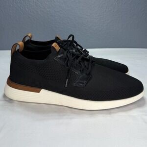 Wolf And Shepherd Men 10 Swiftknit Derby Lace Up Sneaker Mesh Lightweight Black